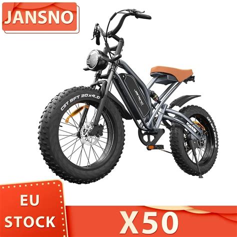 Jansno X Electric Bike Inch Fat Tire Electric Bicycle W Power E