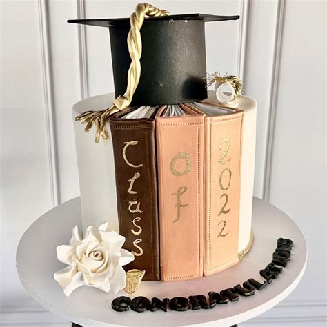 Books Graduation Cake