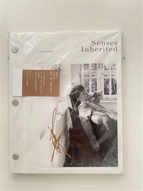 張敬軒親筆簽名cd “senses Inherited” 興趣及遊戲 音樂樂器 And 配件 音樂與媒體 Cd 及 Dvd