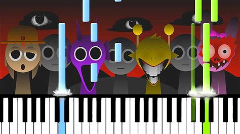 Incredibox Sprunki Horror Sounds But It S Piano Youtube