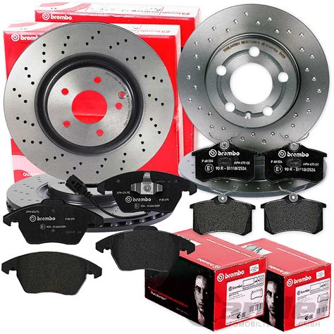 brembo SPORT BREMSSCHEIBEN BELÄGE VORNE HINTEN AUDI A4 B8 A5 8T Q5 8R