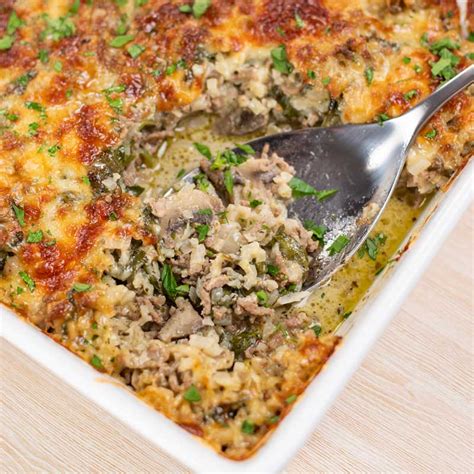 Keto Ground Beef Casserole Recipe Super Cheesy My Keto Kitchen