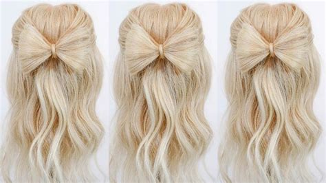 Cute Hair Bow Hairstyle! - How To Do a Bow Out Of Hair - EASY & SIMPLE ...