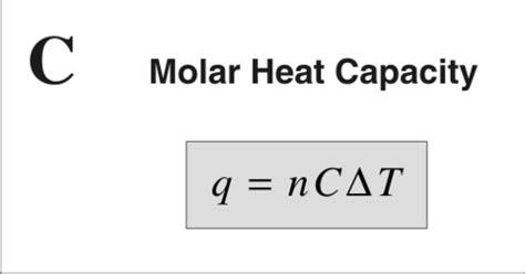 Heat Capacity And Specific Heat Flashcards Quizlet