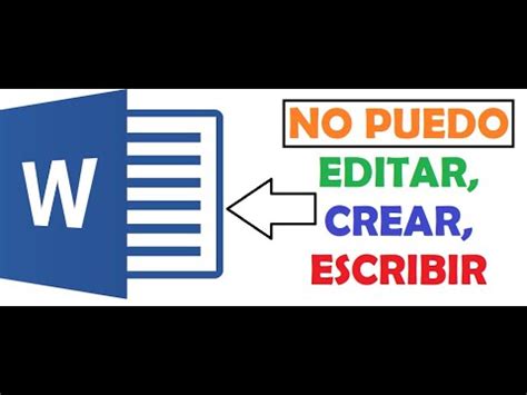 Como Corregir El Error Cuando No Deja Escribir Word Excel Power Point