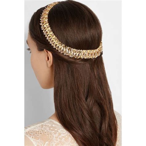 Erickson Beamon Gold Plated Swarovski Crystal Headband