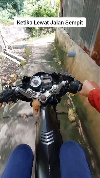 Naik Motor Satria Fu Barong 150 Di Jalan Sempit Youtube