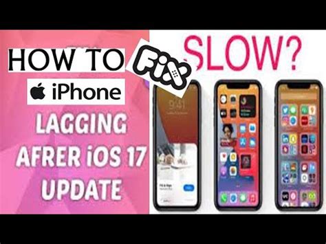 How To Fix Lagging On Any Iphone After Ios Update Youtube