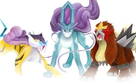 Suicune Raikou And Entei By Ziryuu On Deviantart