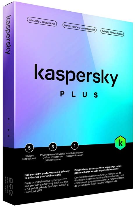 Kaspersky Plus Security Device Year Subscription Medialess Shop