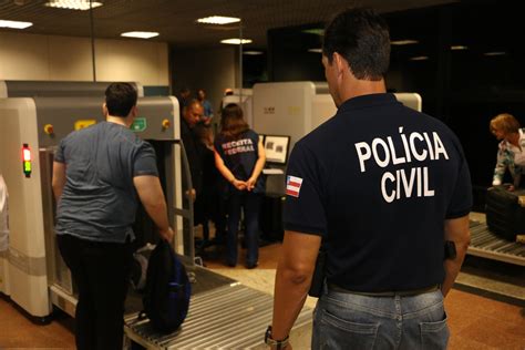 Crime Organizado operação integrada é realizada no Aeroporto de