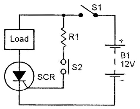 Scr Characteristics Circuit Diagram