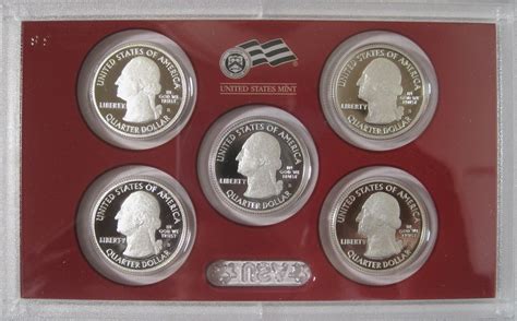 United States Silver Proof Mint Set America The Beautiful Quarters