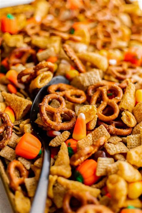 Halloween Chex Mix Recipe The Cookie Rookie