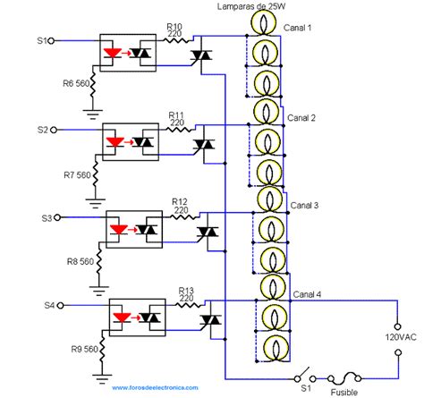 Secuenciador De Luces Proyectos Electrónicos