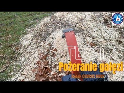 Praca rębakiem CEDRUS RB02 silnik LONCIN G200F YouTube