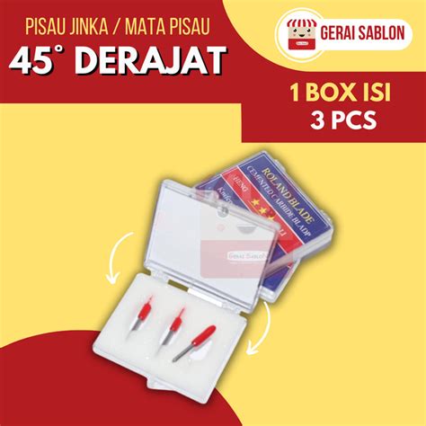 Jual MATA PISAU MESIN CUTTING JINKA ROLAND BLADE JINKA 45 DERAJAT