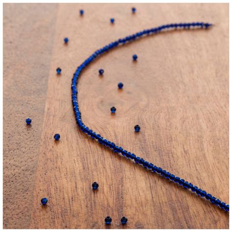 Dark Blue Agate Seed Bead Strand Hobby Lobby