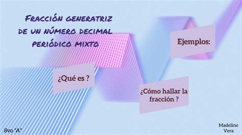 Fracción Generatriz De Un Número Decimal Periódico Mixto By Madeline Vera On Prezi