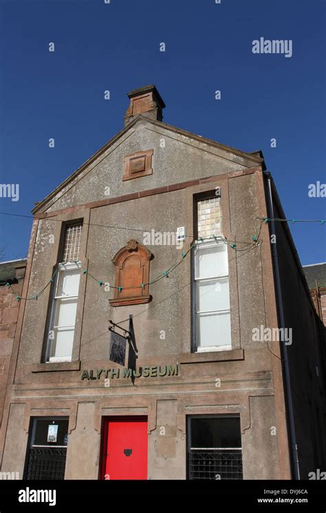 Exterior Of Alyth Museum Scotland April 2014 Stock Photo Alamy