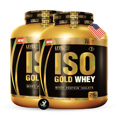 Ripley SUPLEMENTO LEVEL PRO ISO GOLD WHEY 6 6 LB PACK X2