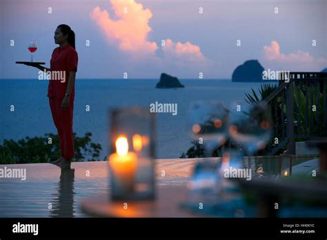 Six Senses Resort Koh Yao Noi Phang Nga Bay Thailand Asia Waitress