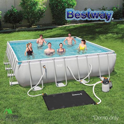 Bestway Solar Pool Heating Mat Pad Heater Clean Sun Powered Pool Pad 11x171m