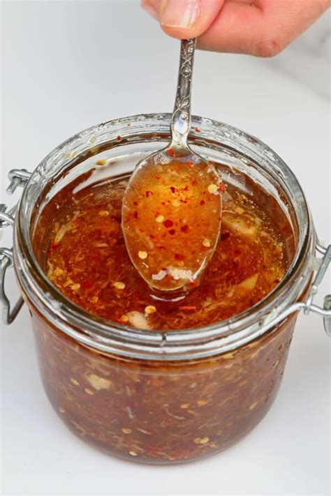 Garlic And Chili Infused Honey Spicy Honey Sauce Alphafoodie