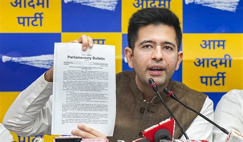 AAP S Raghav Chadha Changes X Bio To Suspended Member Of Parliament