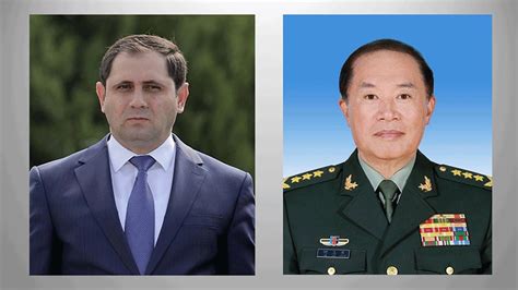 Suren Papikyan And Deputy Chairman Of Military Council Of Peoples