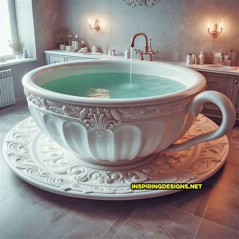 These Giant Teacup Shaped Bathtubs Will Steep Your Bath Time In Luxury Inspiring Designs In