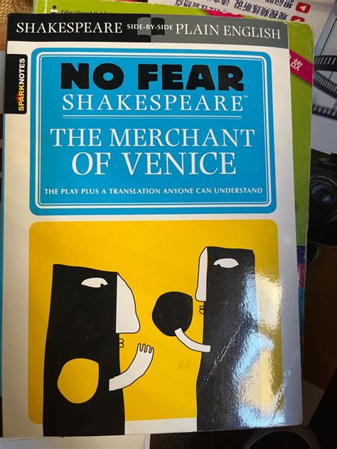 No Fear Shakespeare The Merchant Of Venice Guide Hobbies Toys Books