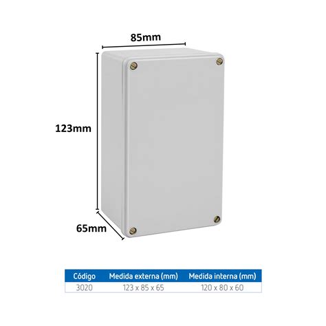 Caixa De Passagem 123x85x65mm IP42 3020 Strahl Simecol