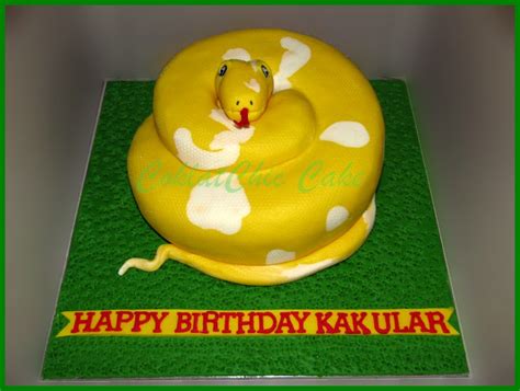 Cake Ular Kaka Ular Coklatchic Cake Est2004