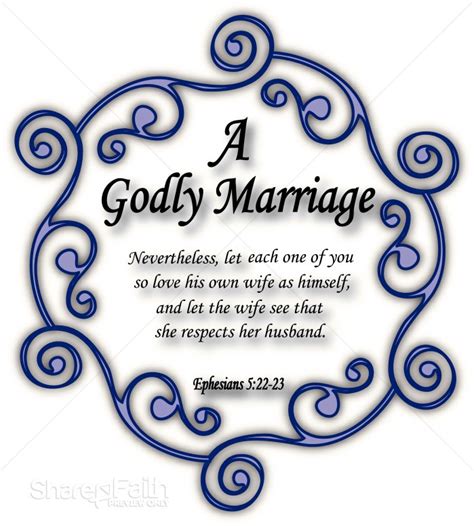 A Godly Marriage | Christian Wedding Clipart