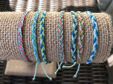 String Braid Bracelet Braided Bracelet Braided Thread Etsy