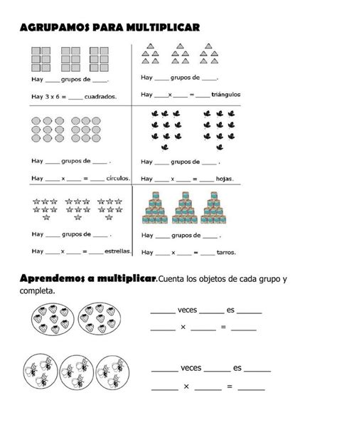 Multiplicaciones Interactive Worksheet For Segundo Grado Fichas De