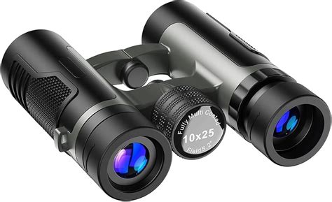 10x25 Compact Binoculars For Adults Low Light Vision High Powerful