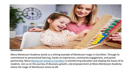 Montessori Magic Transforming Education In Carrollton Ppt Free Download