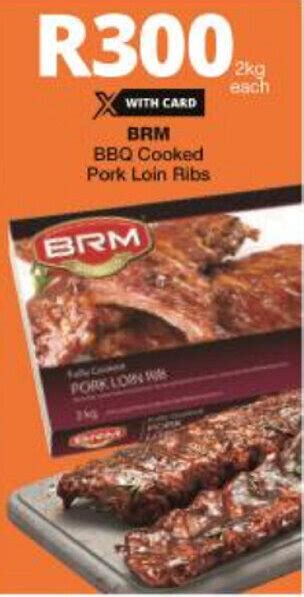 Brm Bbq Cooked Pork Loin Ribs Offer At Checkers Hyper