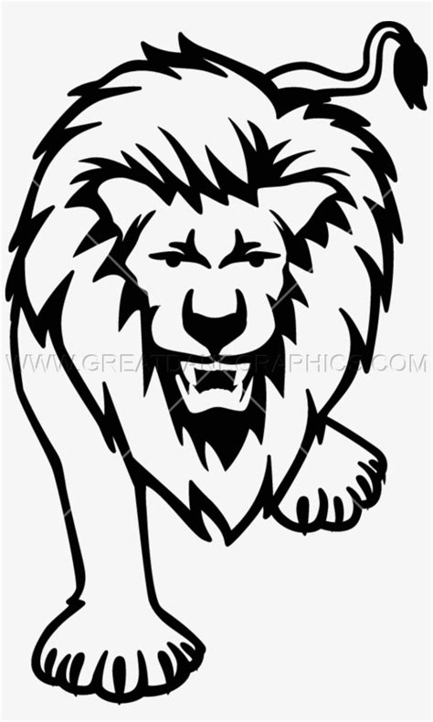 Lion Drawing Black And White At Getdrawings Transparent PNG - 825x1338 ...