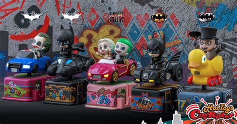以搖搖車重新詮釋經典載具的可愛新系列 CosRider Hot Toys CSRD001 CSRD005 DC Comic Series 蝙蝠俠企鵝人小丑多位角色登場