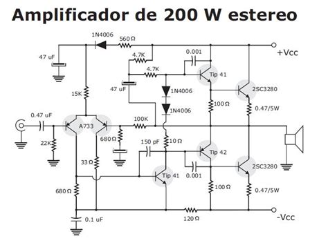 Electronica Casero Amplificador De 200w