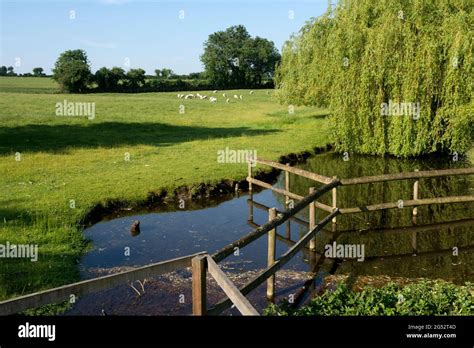 A View At Hinton In The Hedges Village Northamptonshire England Uk