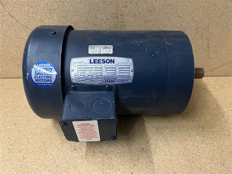 Leeson C143T11FC1D Energy Saving Electric Motor 3 4 HP 1140 950RPM