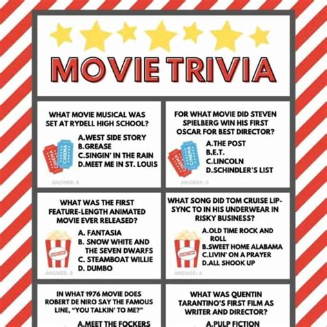 Movie Trivia Questions And Answers