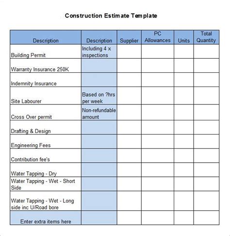 Excel Engineering Templates