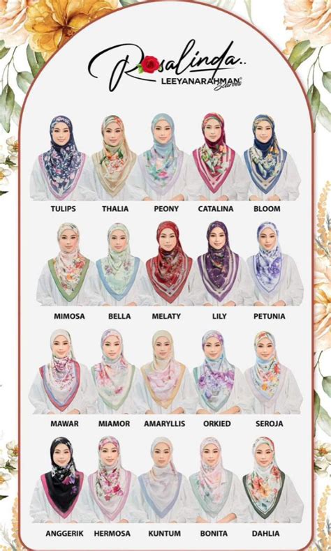 Tudung Leeyanarahman Rosalinda Women S Fashion Muslimah Fashion