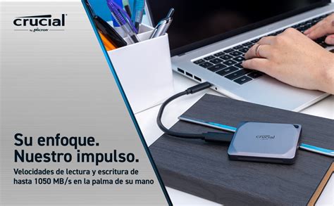 Crucial X Pro Tb Ssd Port Til Con Adaptador Usb A Velocidades De