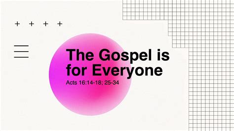 Acts Series The Gospel Is For Everyone Youtube